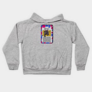 Animal Trading Card - Cat Kids Hoodie